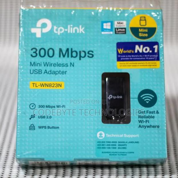 Tp-Link Mini Wireless Usb Adapter// Tp Tl-Wn823n