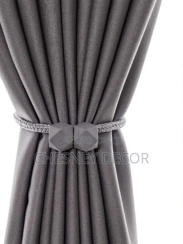 Heavy Grey Curtains