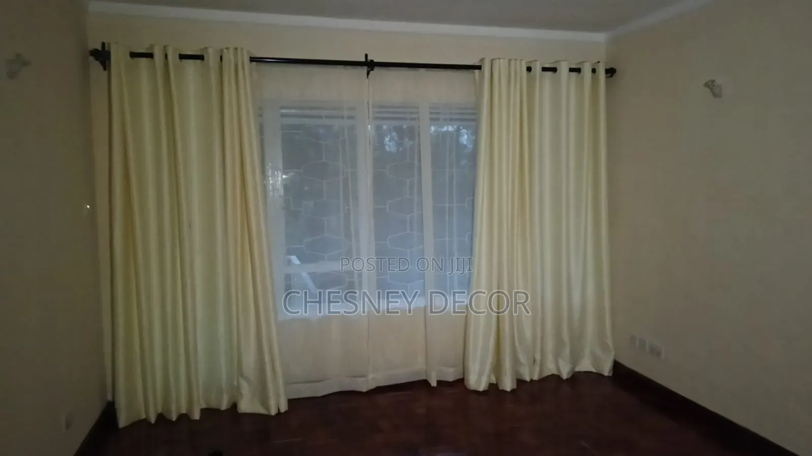 Cream White Curtains