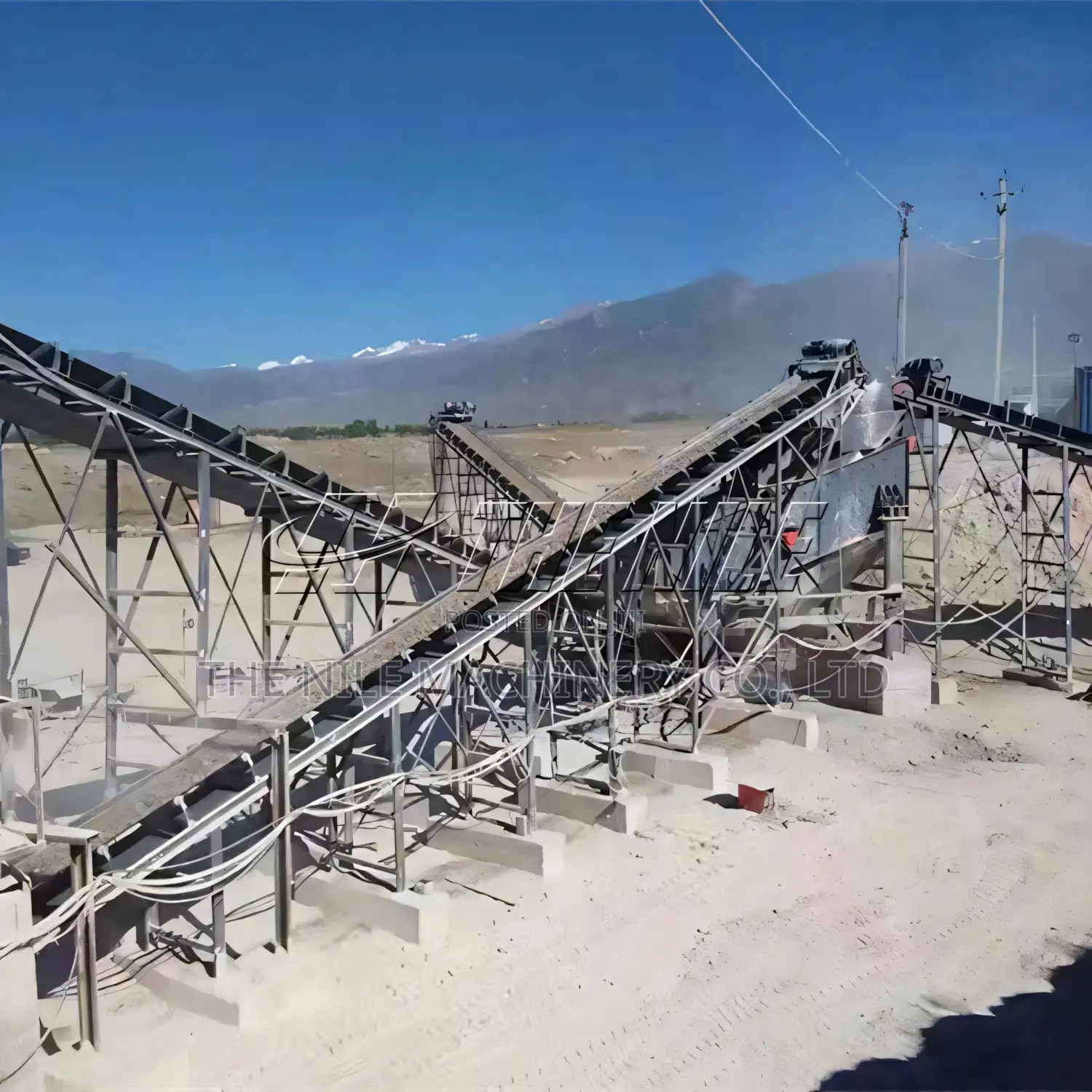 30-100 TPH Limestone Crushing Line for Aggregate Production