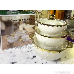 3 PCS Soup Pot Gold - thumbnail 2