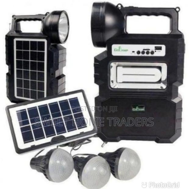 Solar Lamp Torch and Bulb - main view