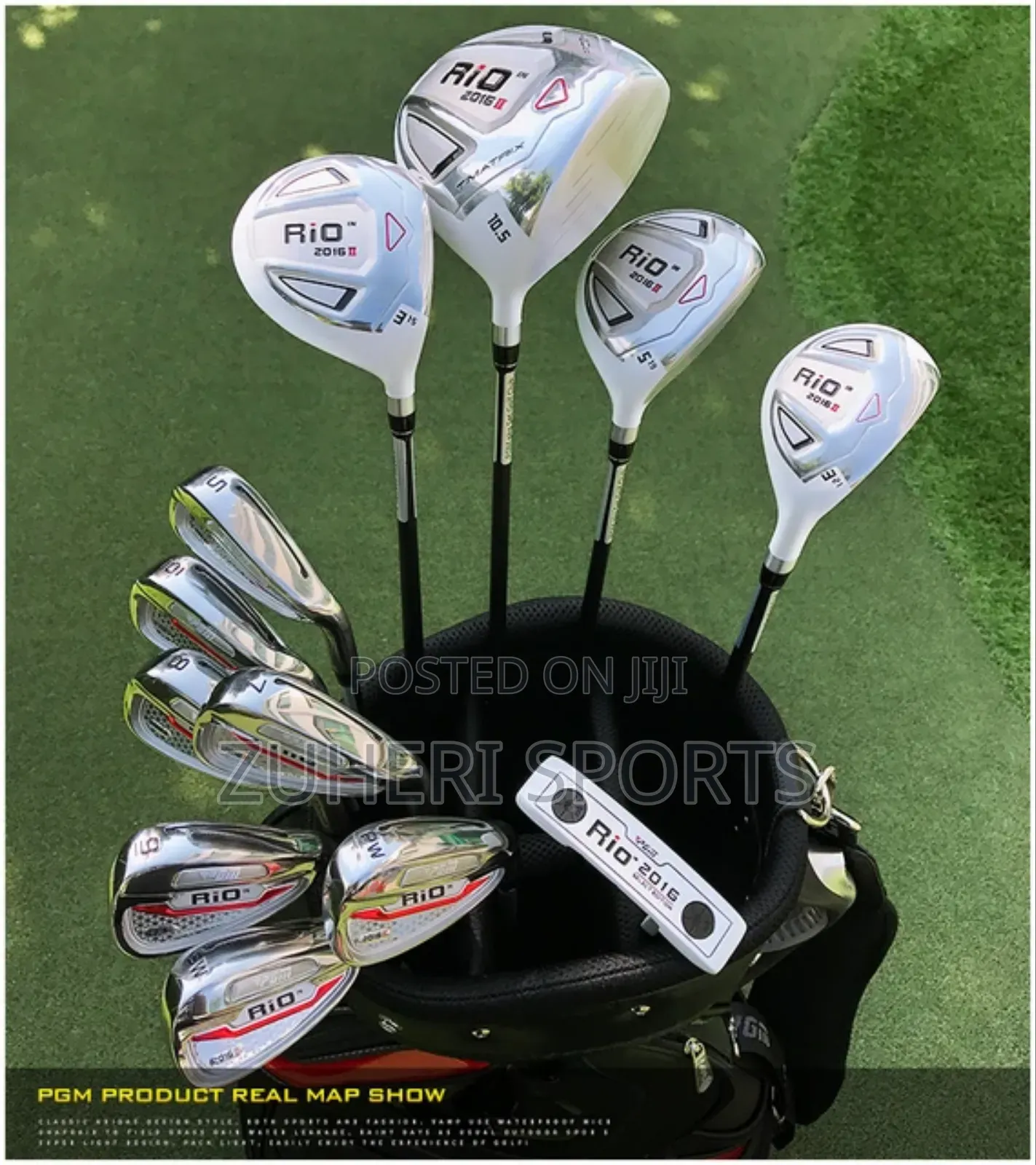 Golf Kit Complete Set With Clubs and Waterproof Stand Bag