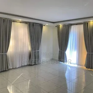 Grey Heavy Curtains