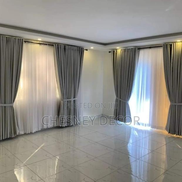 Grey Heavy Curtains