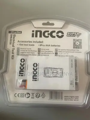 Ingco Electrical Test Kit Digital Multimeter Clamp Meter