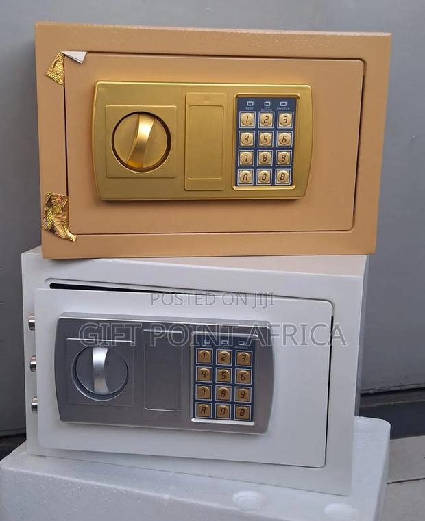 Metallic Safe Box With Combination Password And Keys