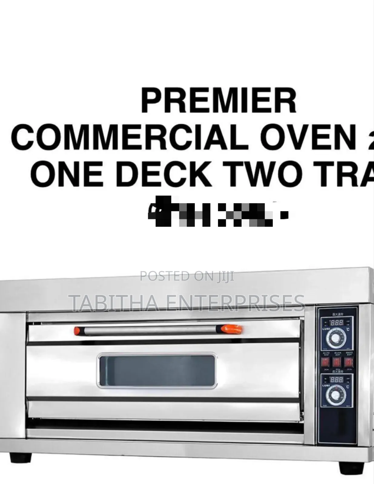 One Deck Two Trays/ Commercial Oven