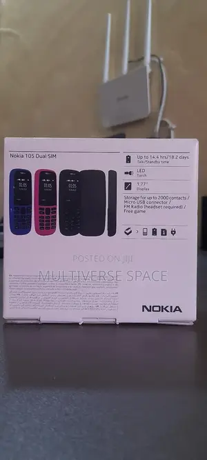 New Nokia 105 Black