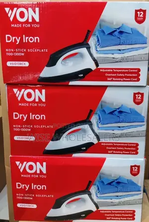 Von Dry Iron Box* Available