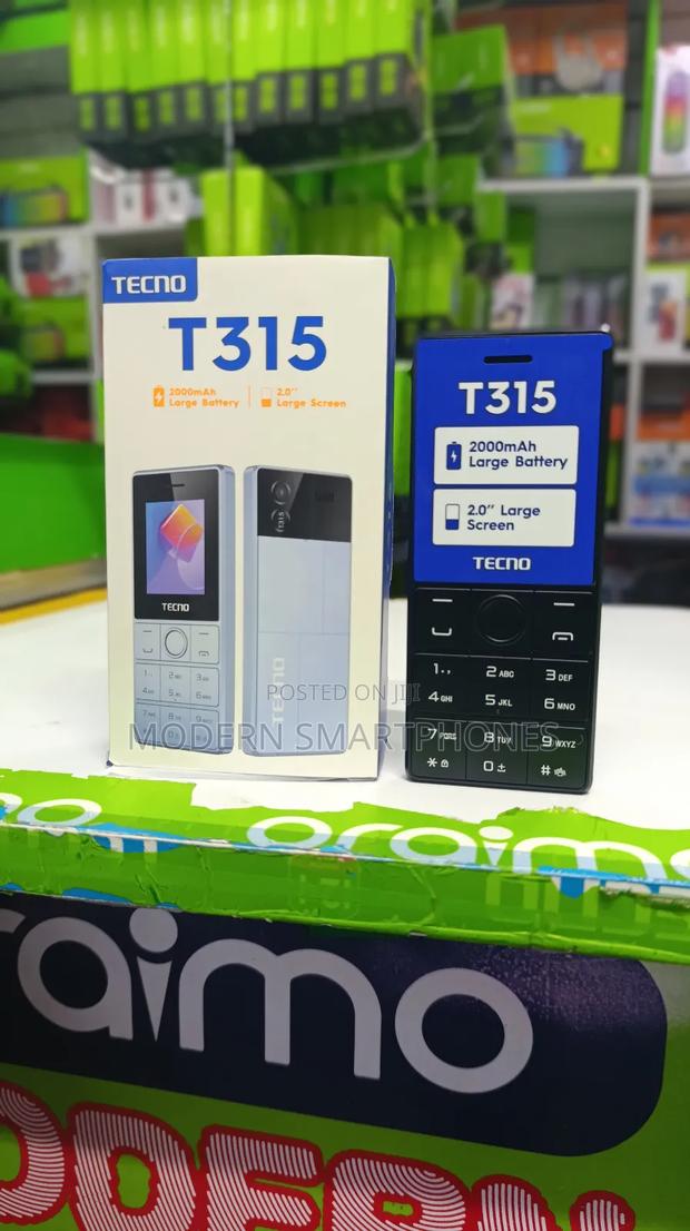New Tecno T312 Black - main view
