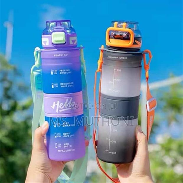 1l Hello Motivational Outdoor Water Bottle - thumbnail 6