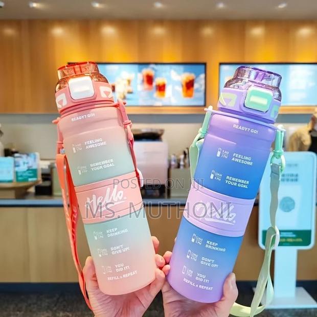 1l Hello Motivational Outdoor Water Bottle - thumbnail 9