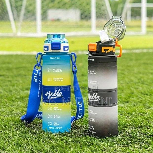 1l Hello Motivational Outdoor Water Bottle - thumbnail 10