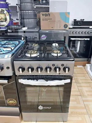 Nunix Cooker Full Gas With Gas Oven and Auto Ignition