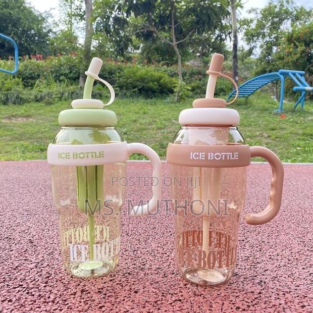 1200ml Cute Water Bottle With Straw - thumbnail 7