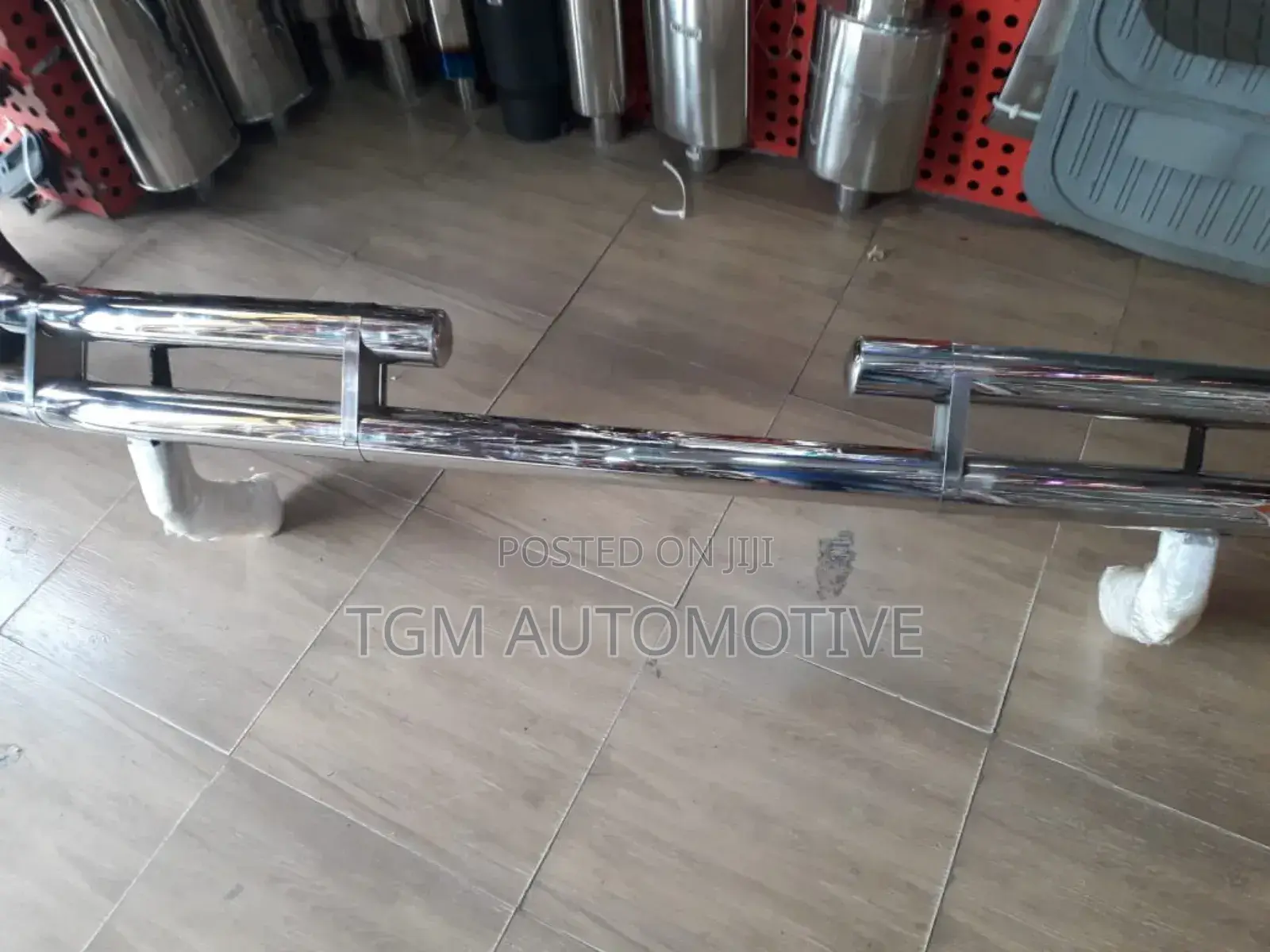 Rear Chrome Bull Bar Universal Type