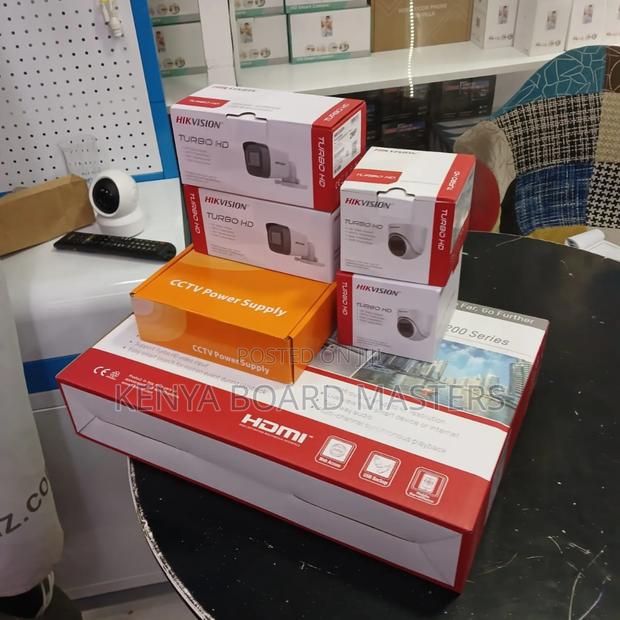 4 Complete Channels of CCTV Cameras