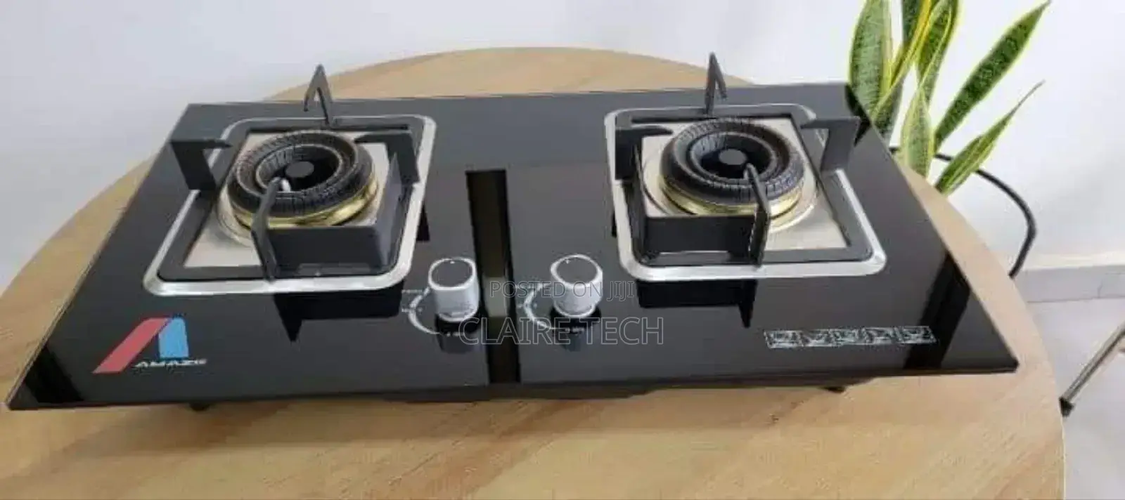 Amaze Table Top Cooker 2 Burner Tampered Glass Top Cooke