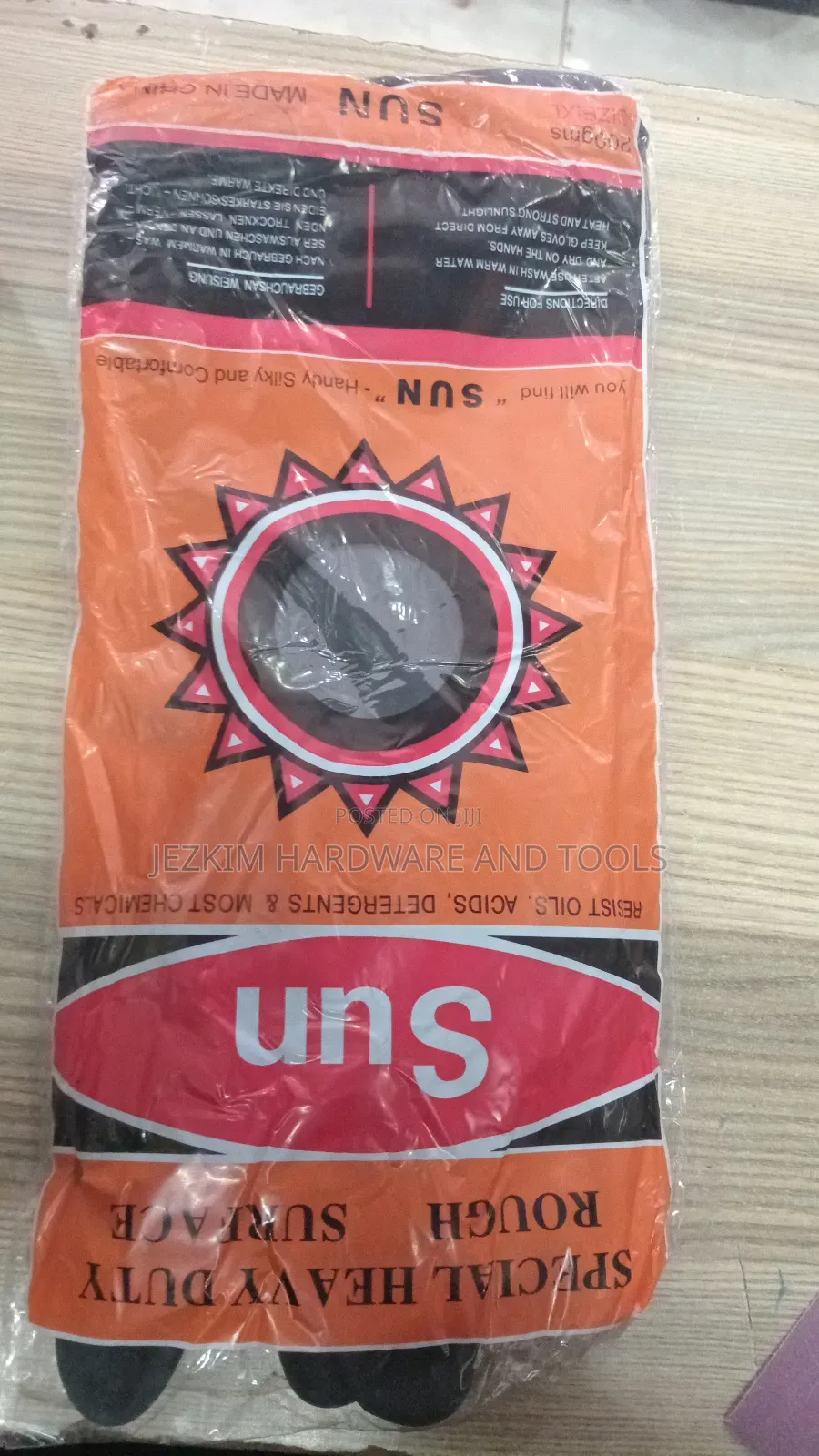 Pvc Heavy Duty Sun Gloves