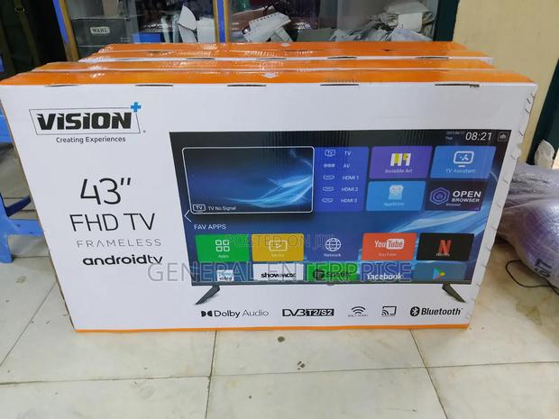 Vision 43 Android Tv, Vision 43 Android Frameless Tv