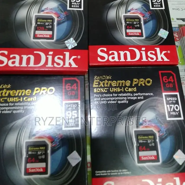 Sandisk Extreme Pro 64gb Sdxc Uhs-i Card 200 Mbps