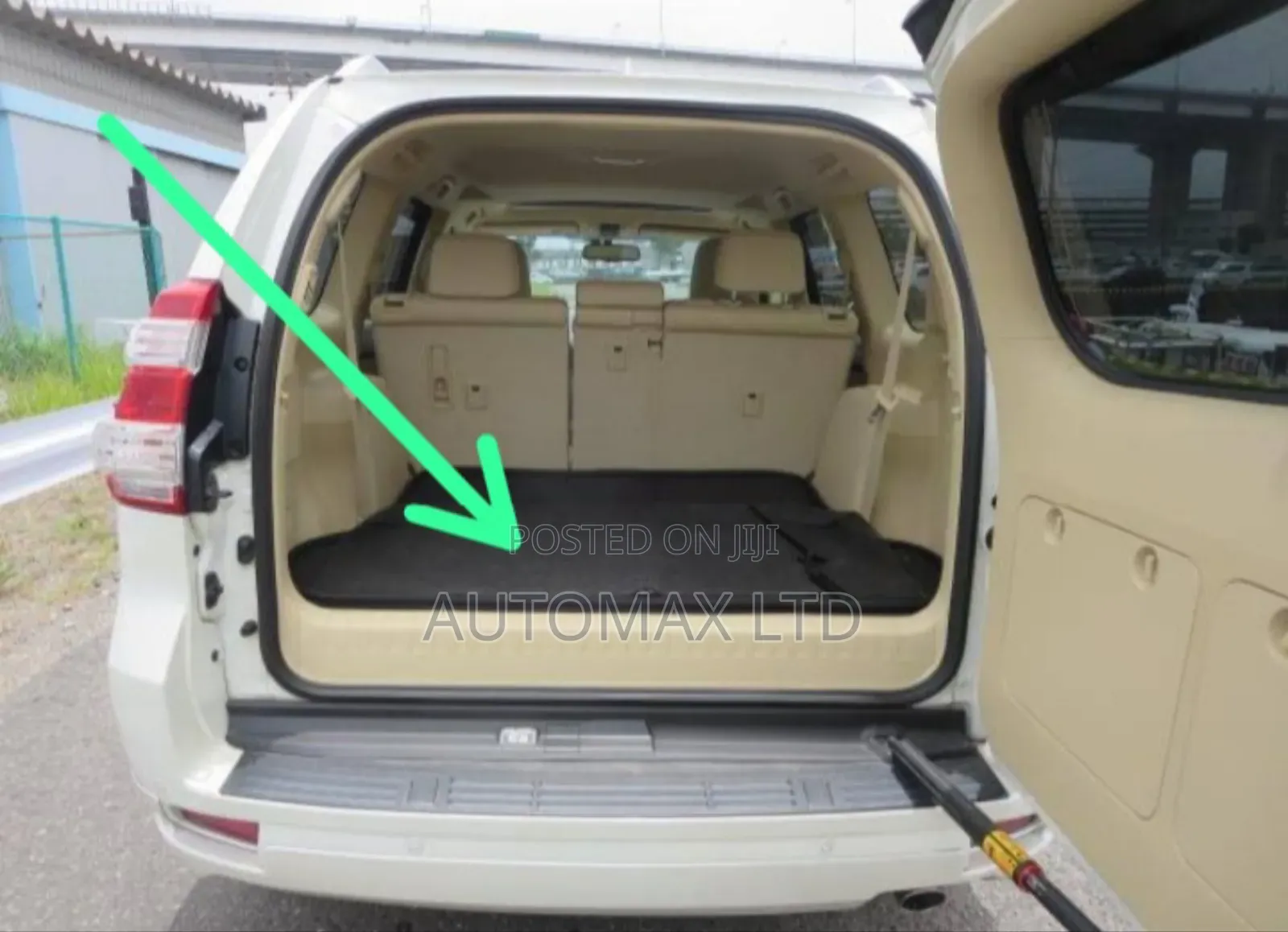 Rear "Branded" Original Floor Boot MAT for Toyota Prado J150