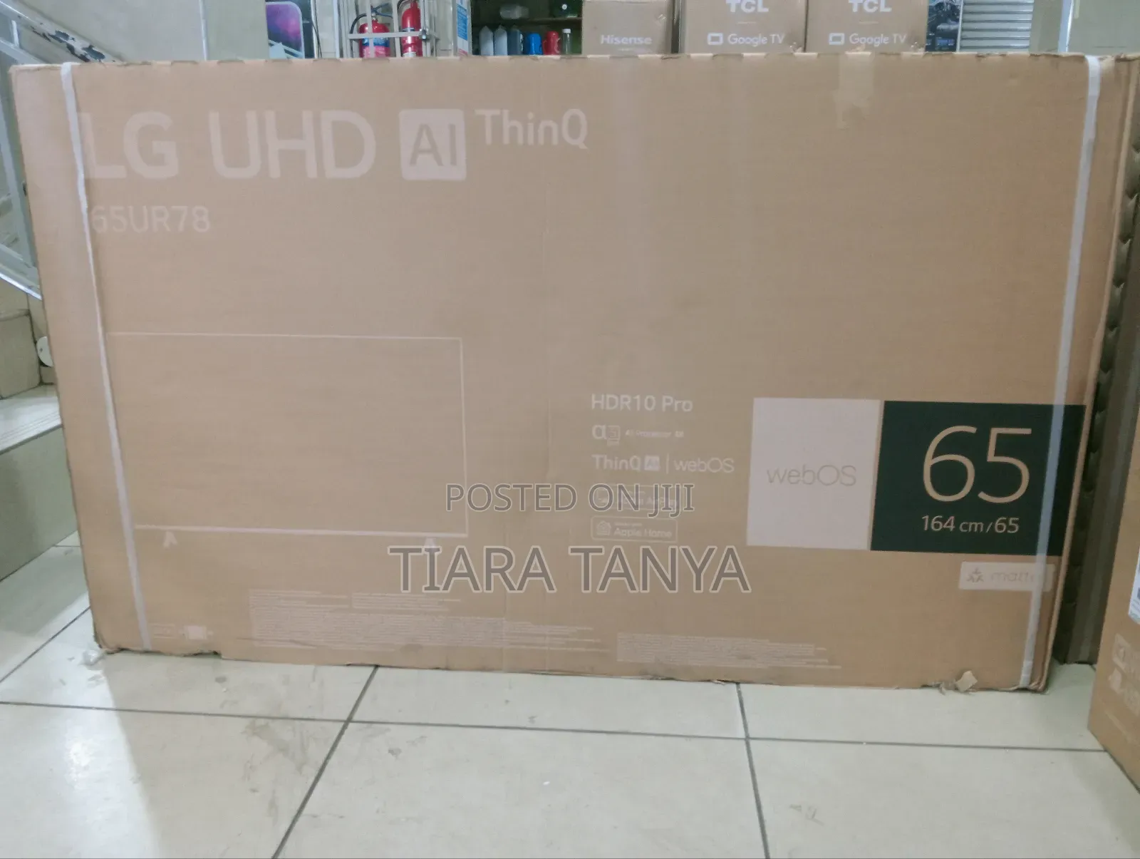 LG 65" UR78 Smart Uhd Thinq Tv
