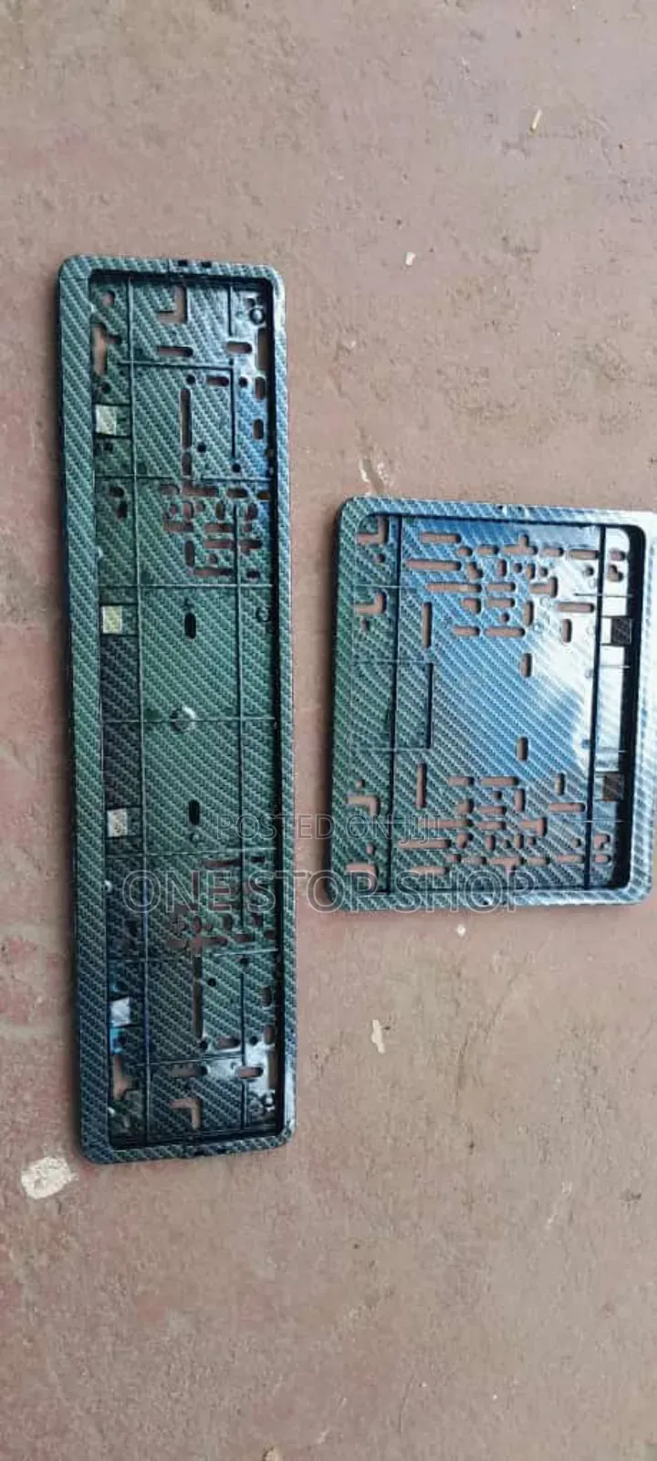 Carbon Number Plates Bracket