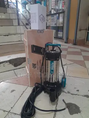 TOTAL 2HP Submersible Sewage Pump,14.5 Head.Max.