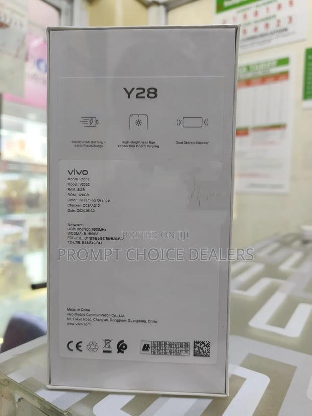 New Vivo Y28 8 GB Gold - thumbnail 3
