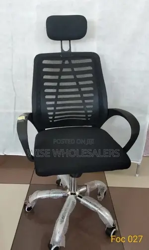 * Secretarial Mesh Office Chair With Headrest* 