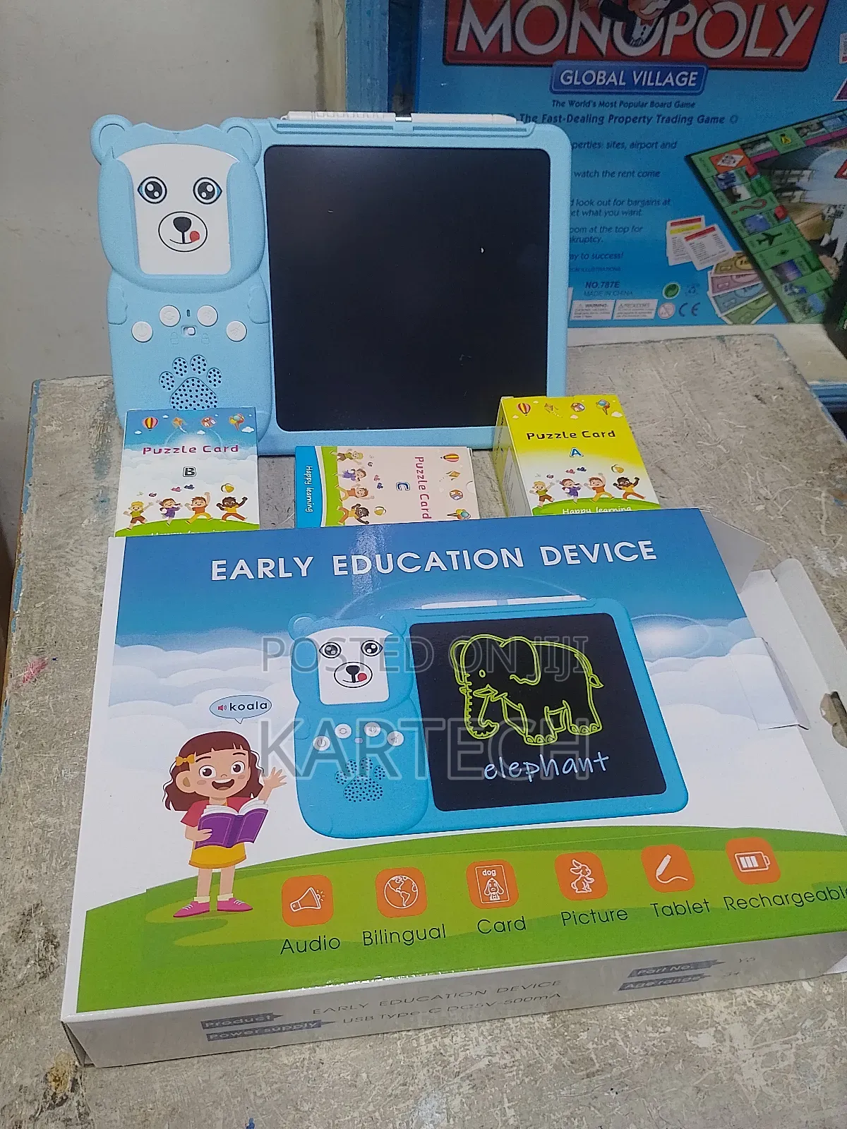 2 in 1 Card Reader With Writing Pad