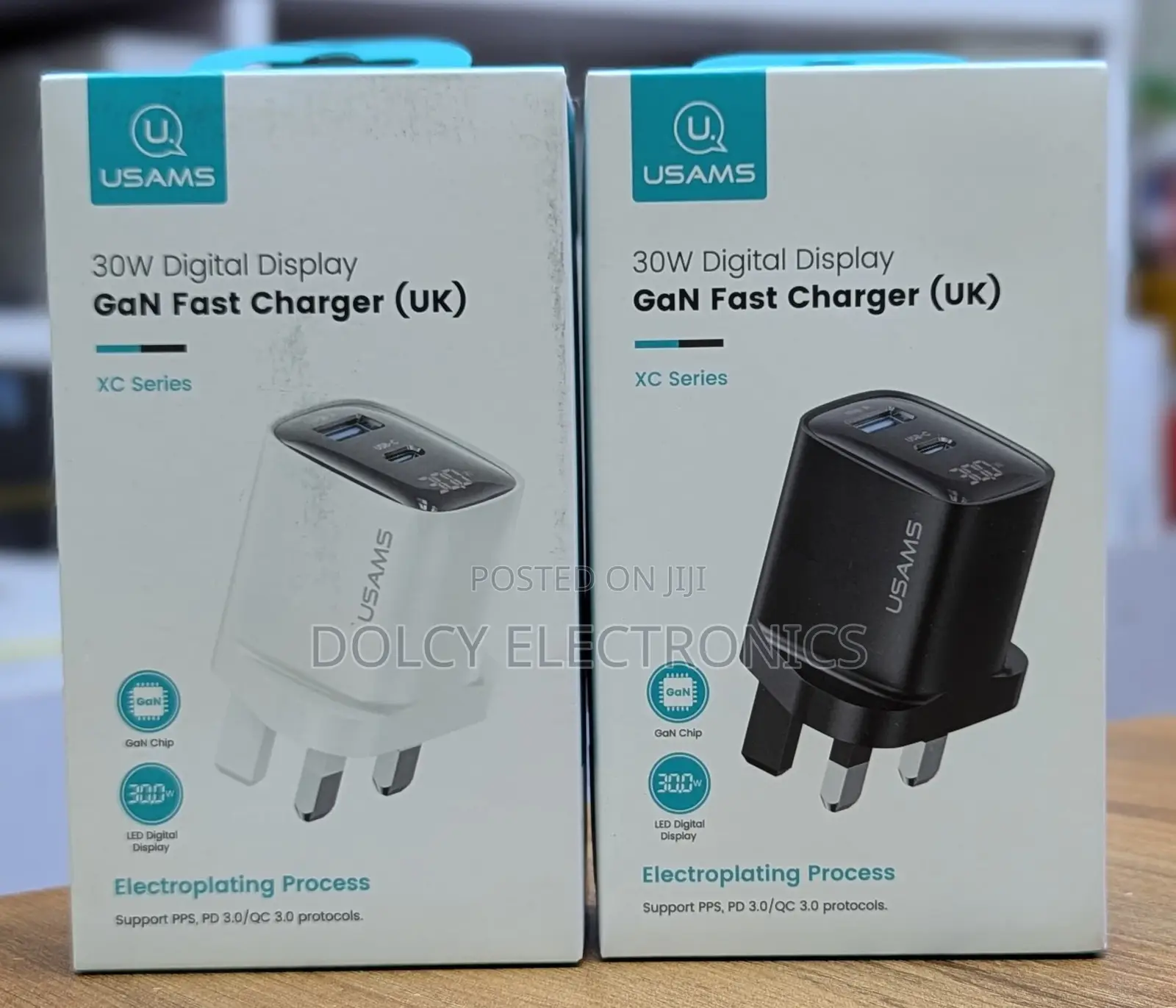 Usams 30W Dual Ports Fast Charger