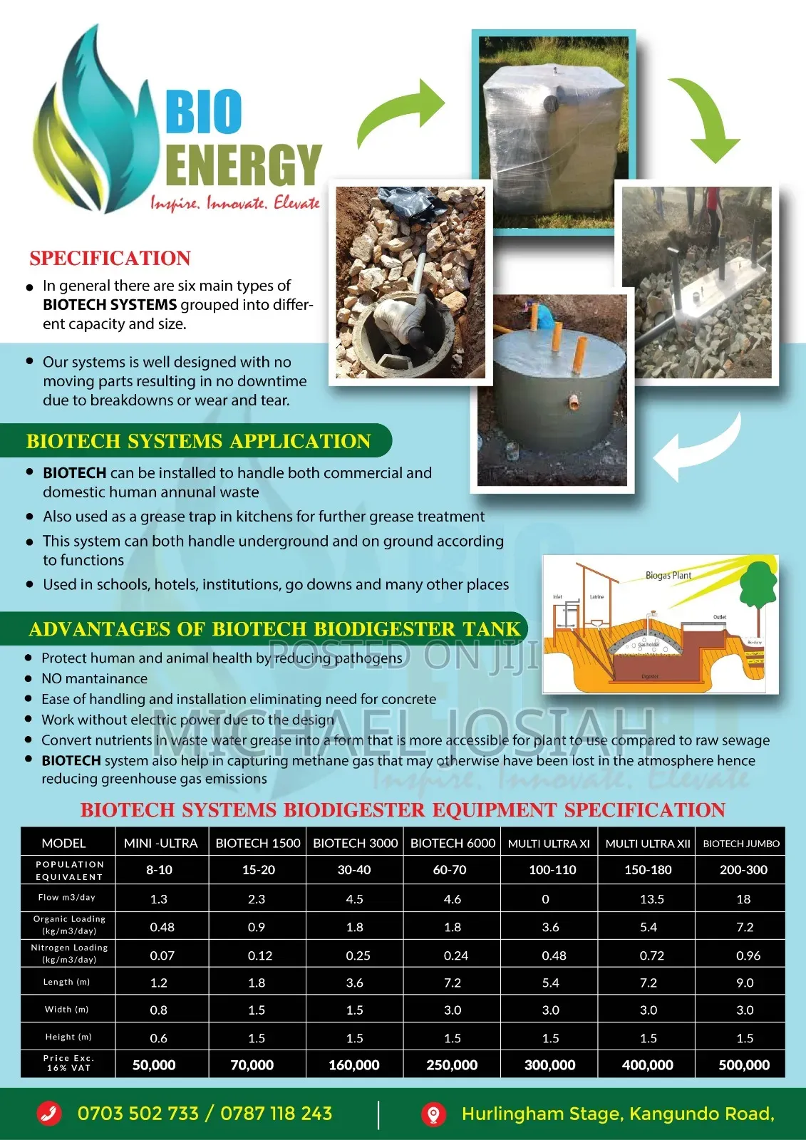 Biotech Prefabricated Modular Biodigesters