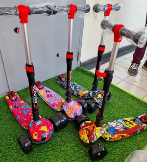 Scooter With Graffiti