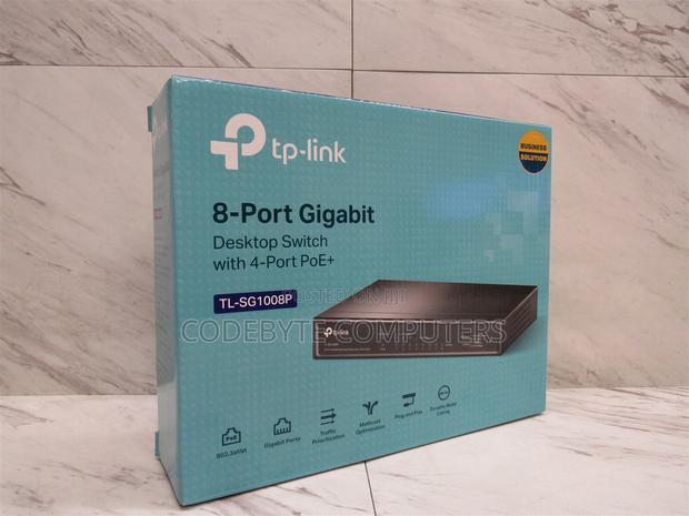 Tp-Link 8-Port Gigabit Desktop Switch With 4-Port Poe+ – TL-