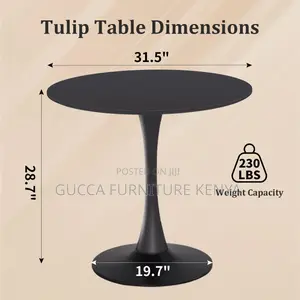 2-Seater Eames Dining Table Set (Two Chairs)