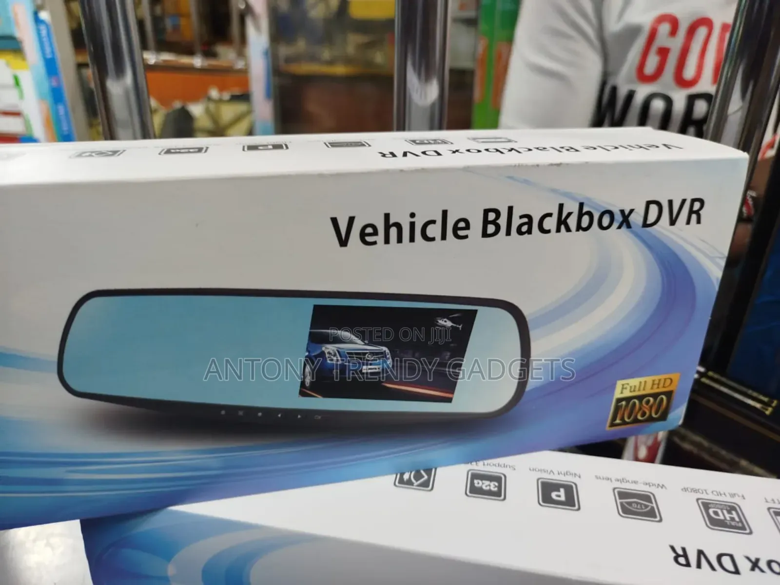 Vehicle DVR Blackbox With Front and Rear Camera