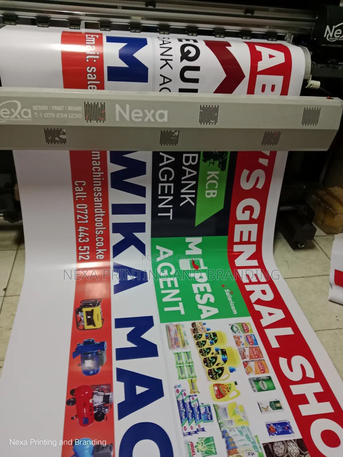Mpesa/Bank Agents Banners Stickers