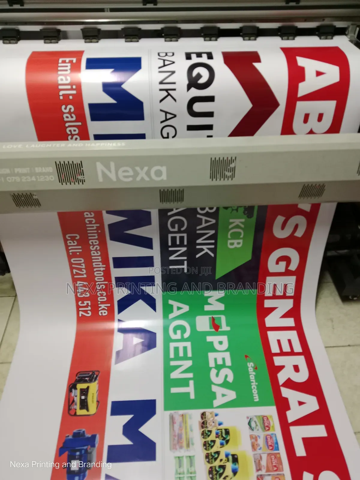 Mpesa/Bank Agents Banners Stickers