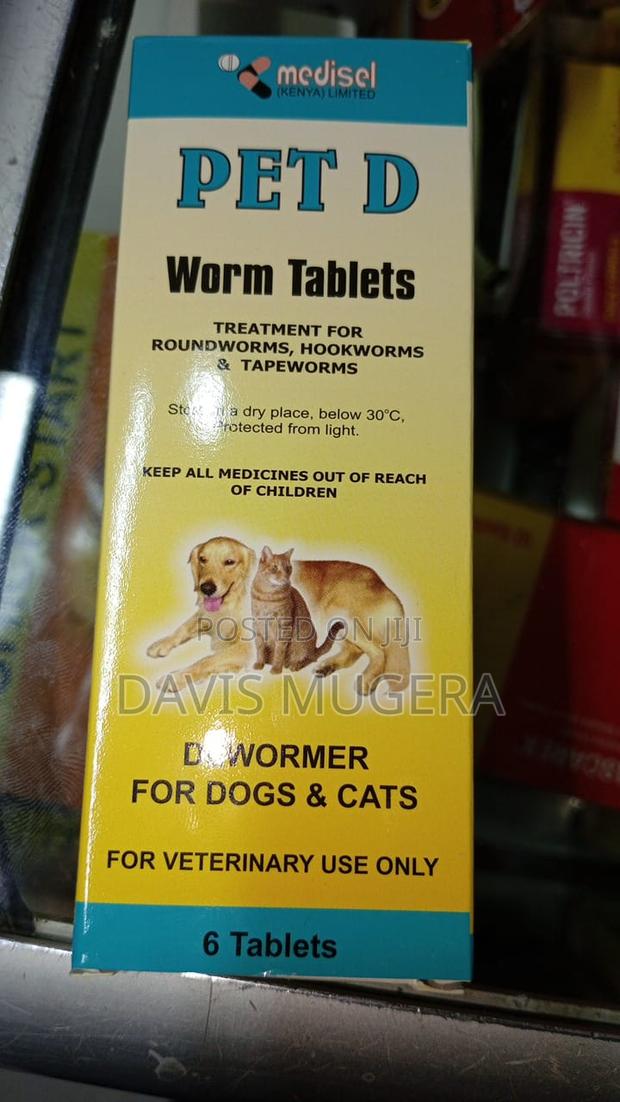 Pet D Worm Tablets for Cats and Dogs - Per Single Tablet - main view