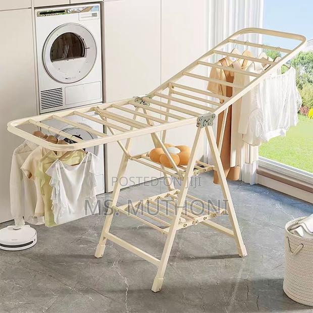 White Outdoor Drying Rack