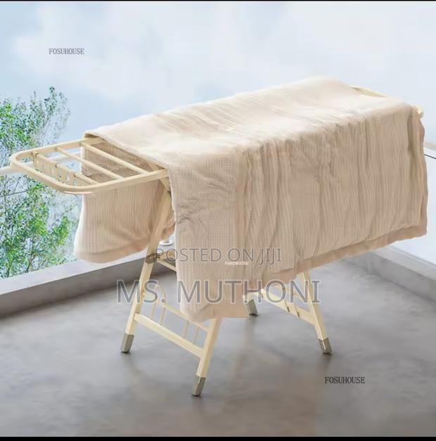 White Outdoor Drying Rack - thumbnail 3