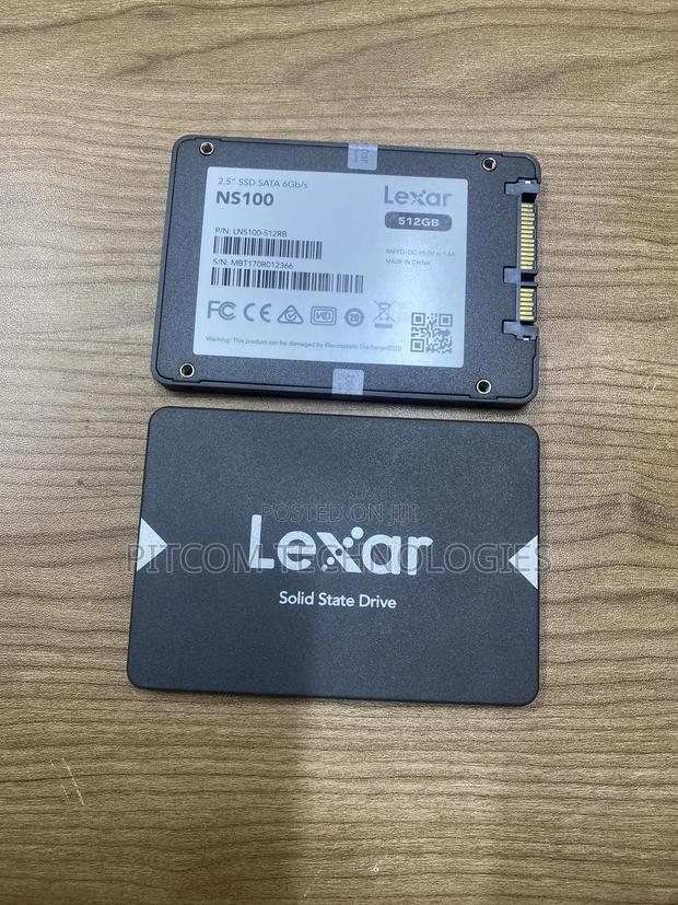Original Lexar 512gb SSD - main view