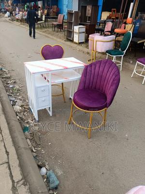 Manicure Set, Marble Table and 2 Purple Seats. - thumbnail 2