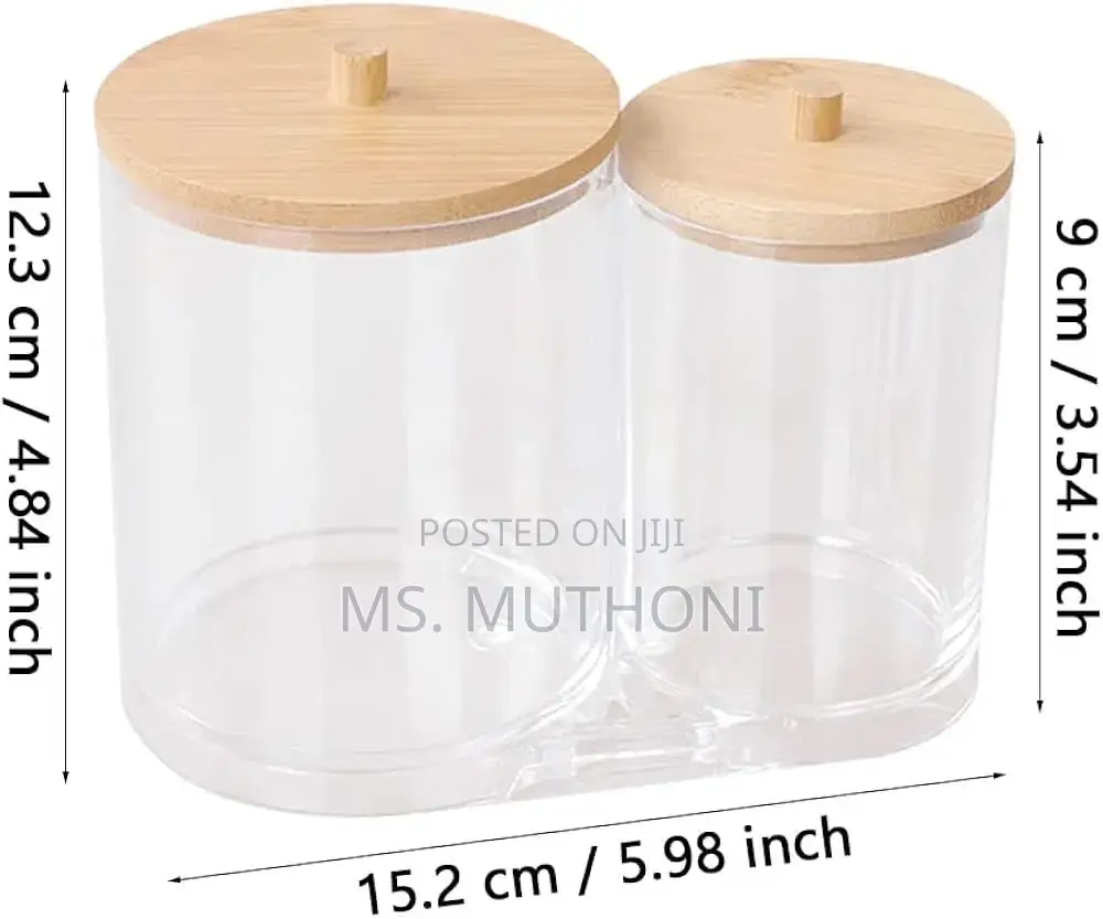 Double Compartment Acrylic Makeup Organizer