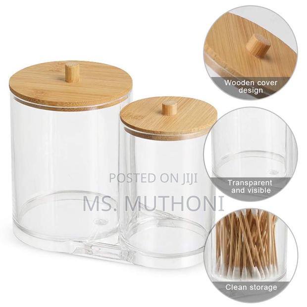 Double Compartment Acrylic Makeup Organizer - thumbnail 2