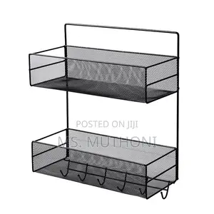 *2 Layers Mesh Bathroom Rack/ Organizer