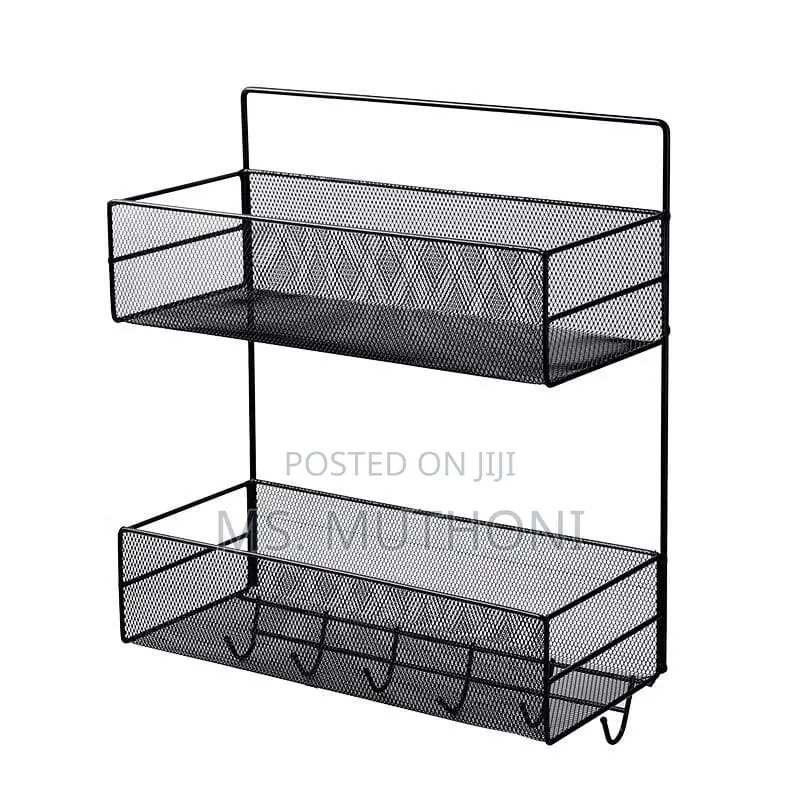 *2 Layers Mesh Bathroom Rack/ Organizer